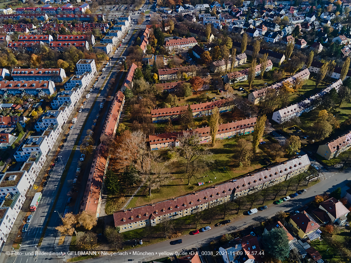 09.11.2021 - Baustelle Maikäfersiedlung in Ber am Laim und  Neuperlach