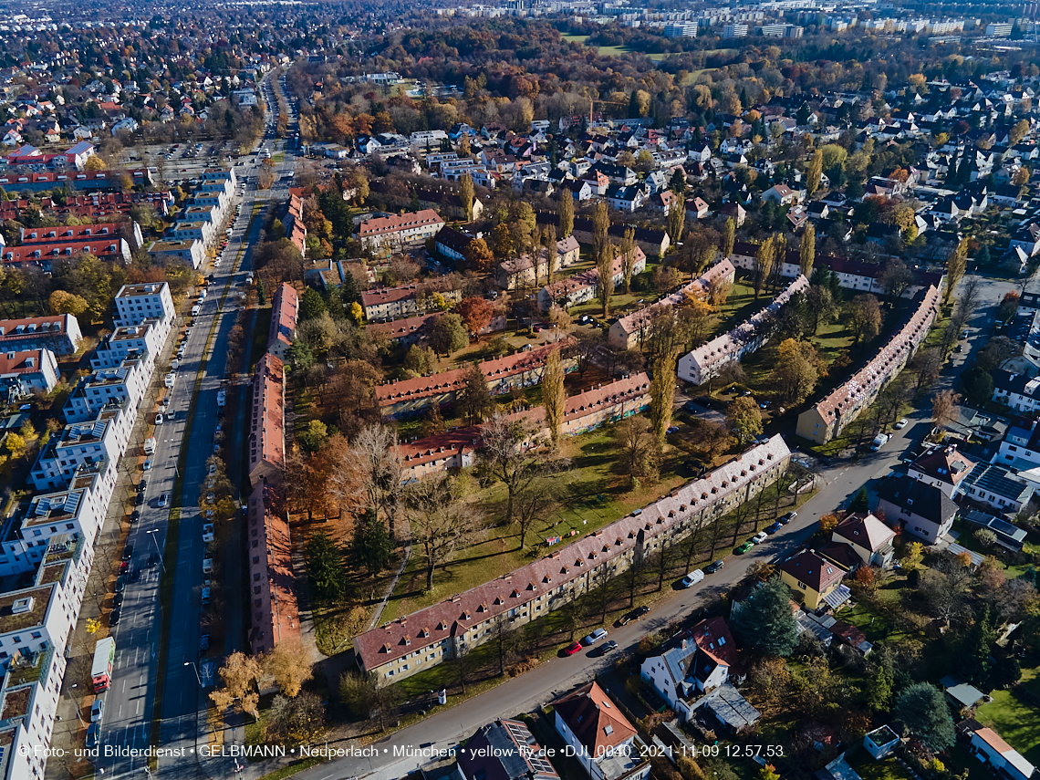 09.11.2021 - Baustelle Maikäfersiedlung in Ber am Laim und  Neuperlach