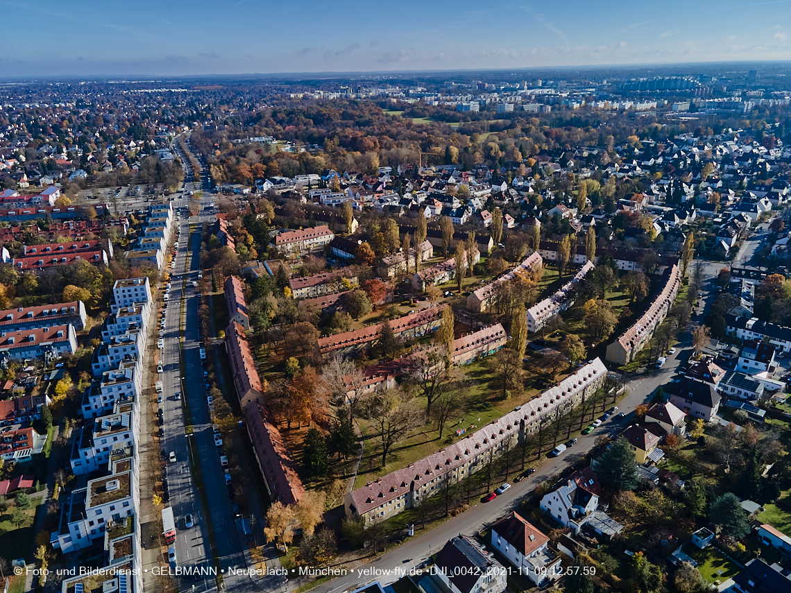 09.11.2021 - Baustelle Maikäfersiedlung in Ber am Laim und  Neuperlach