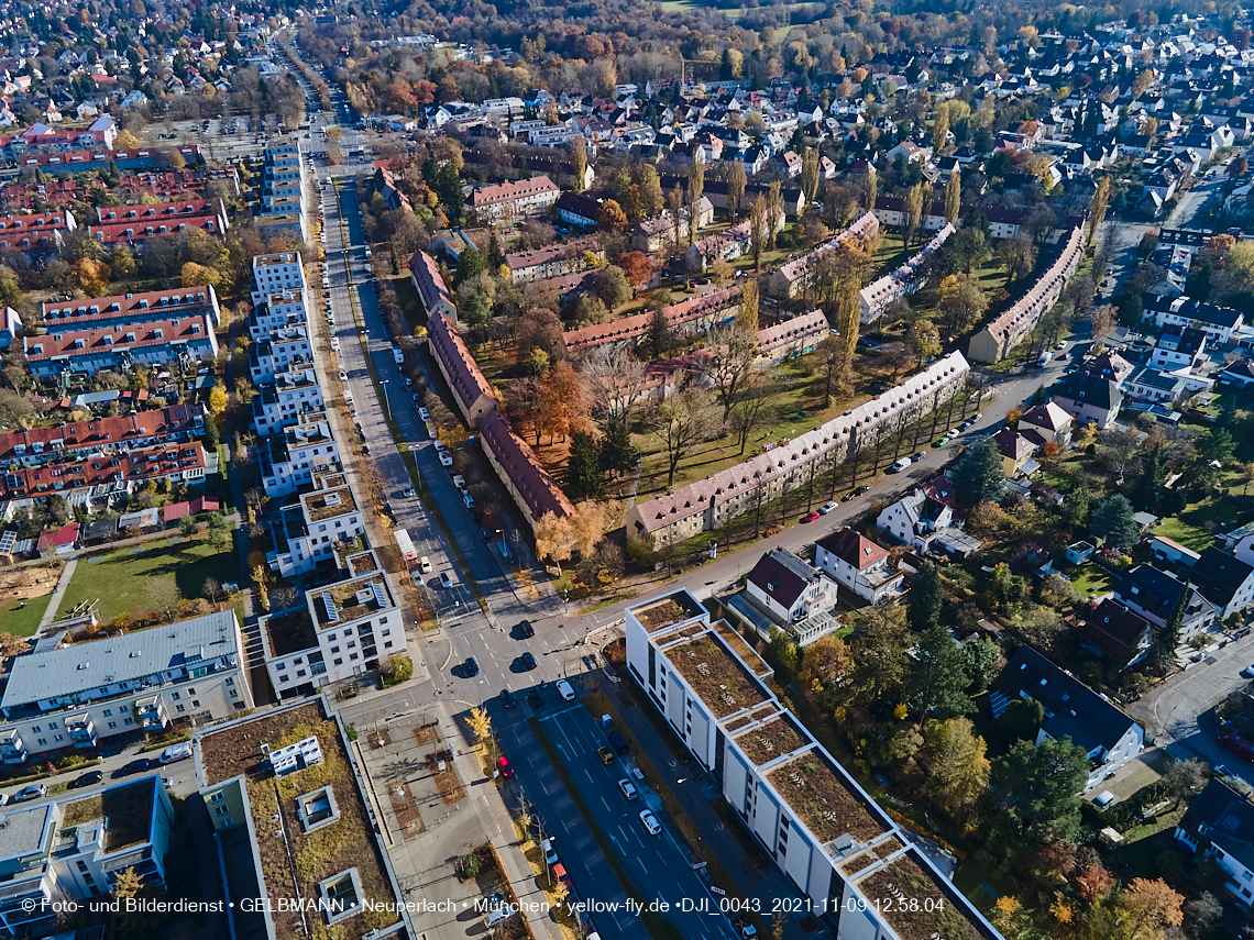 09.11.2021 - Baustelle Maikäfersiedlung in Ber am Laim und  Neuperlach