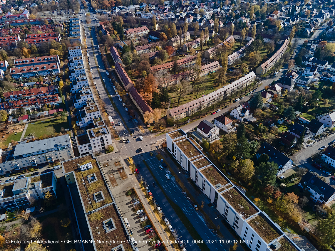 09.11.2021 - Baustelle Maikäfersiedlung in Ber am Laim und  Neuperlach