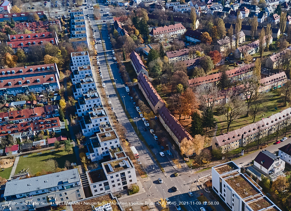 09.11.2021 - Baustelle Maikäfersiedlung in Ber am Laim und  Neuperlach