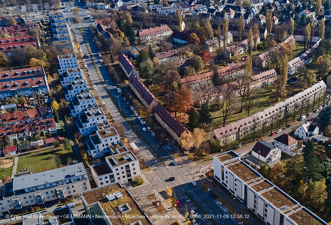 09.11.2021 - Baustelle Maikäfersiedlung in Ber am Laim und  Neuperlach