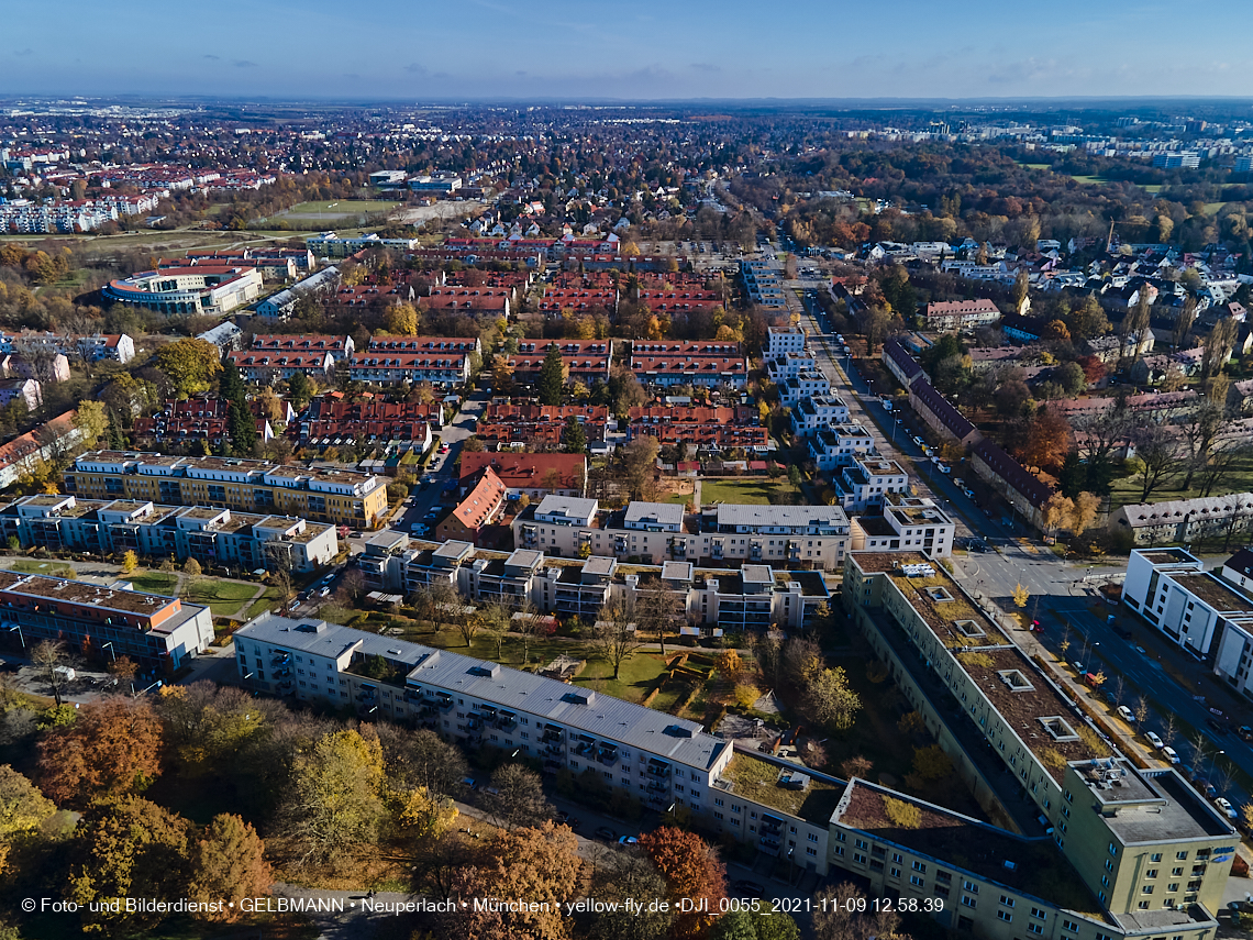 09.11.2021 - Baustelle Maikäfersiedlung in Ber am Laim und  Neuperlach