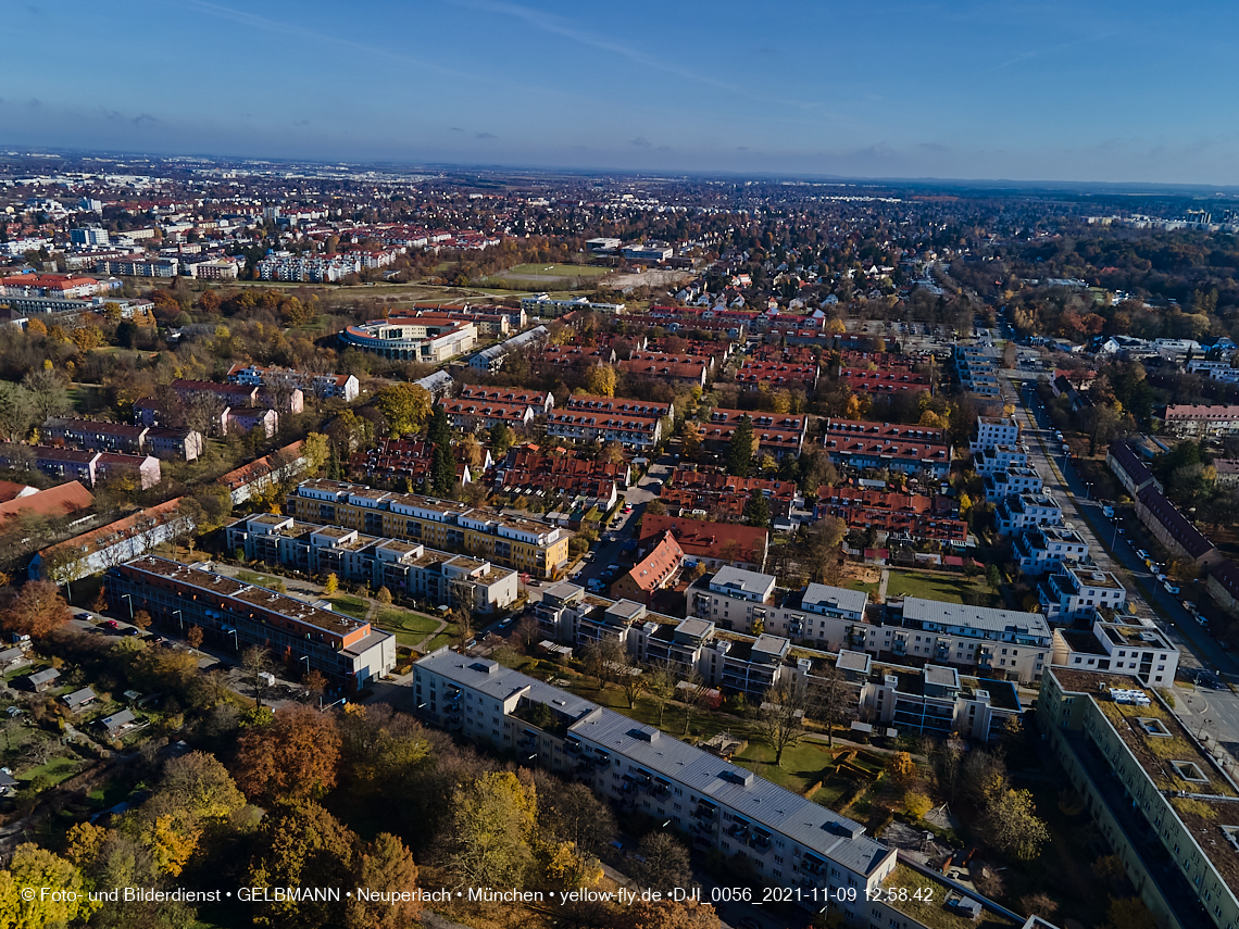 09.11.2021 - Baustelle Maikäfersiedlung in Ber am Laim und  Neuperlach