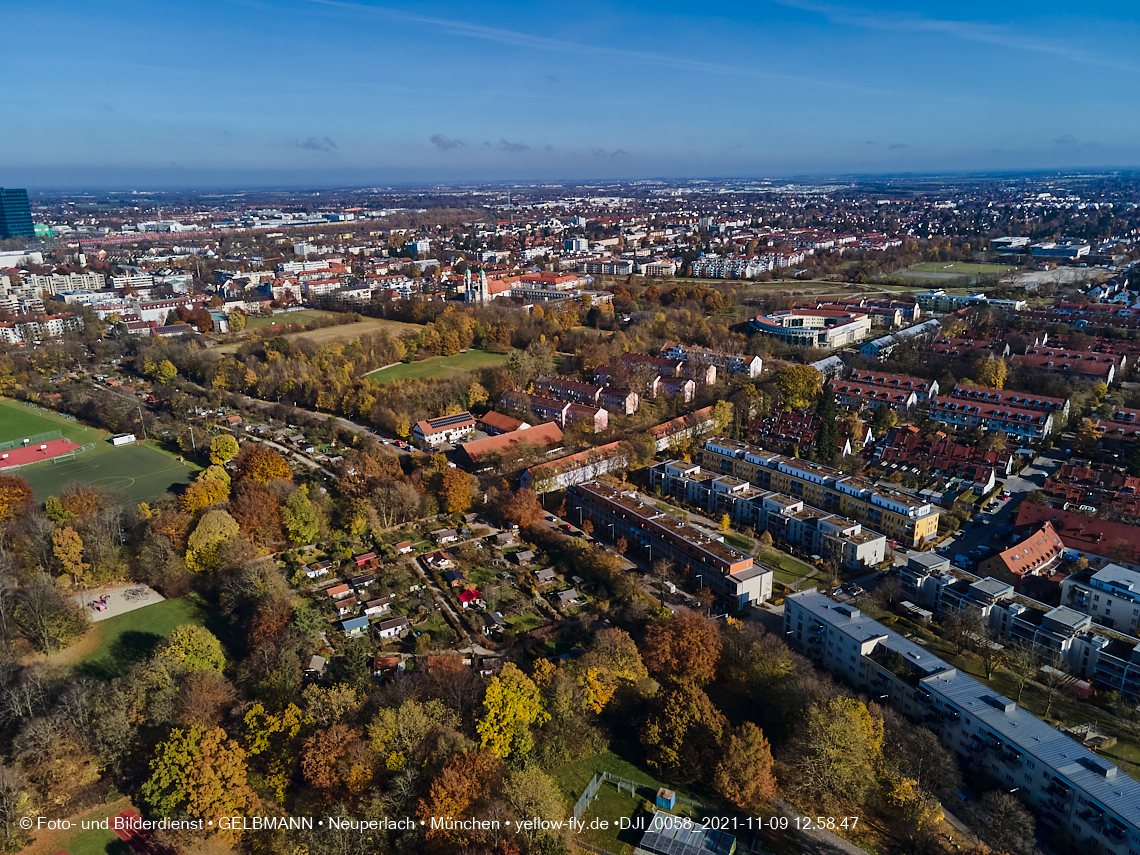 09.11.2021 - Baustelle Maikäfersiedlung in Ber am Laim und  Neuperlach