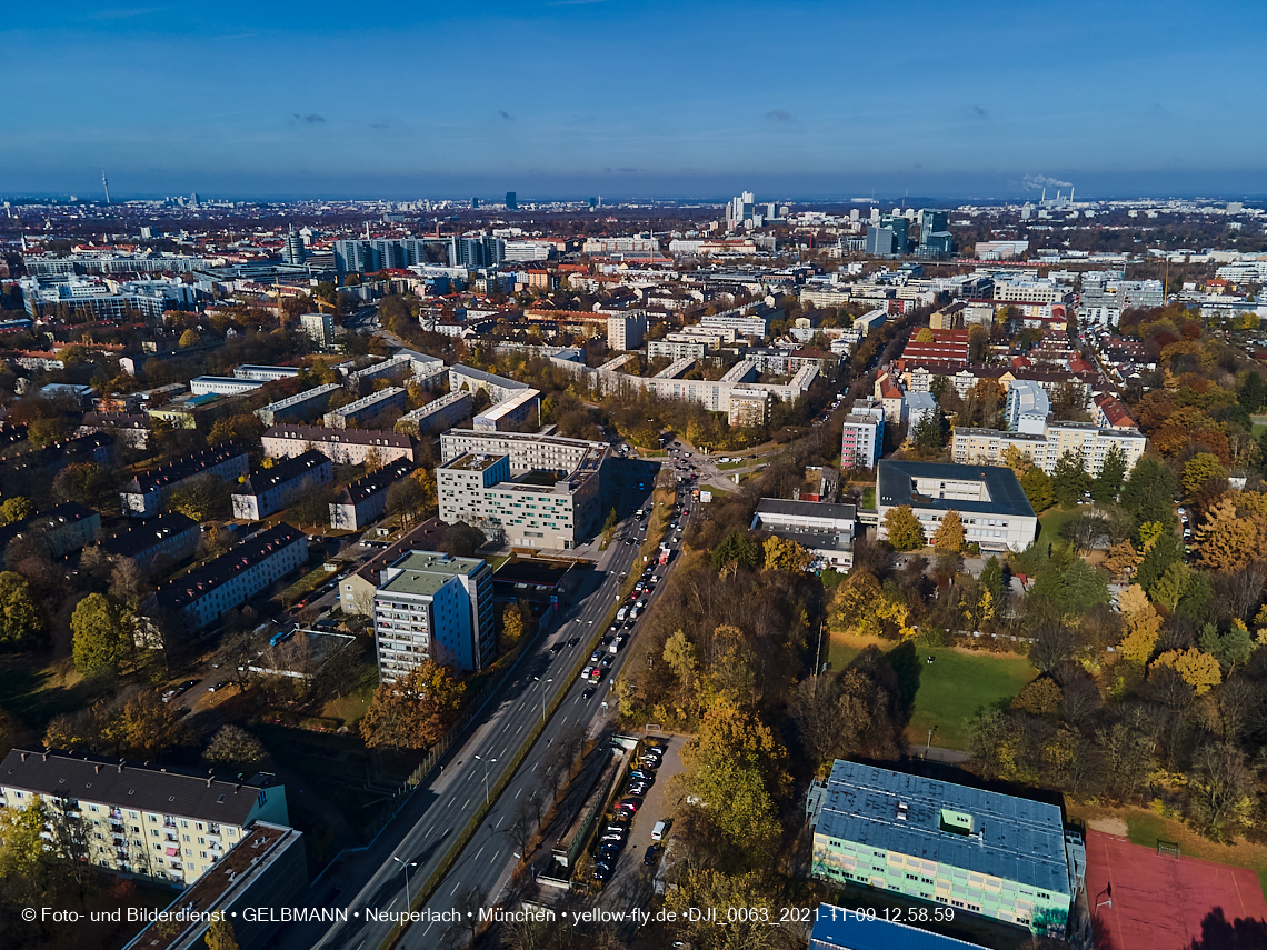09.11.2021 - Baustelle Maikäfersiedlung in Ber am Laim und  Neuperlach