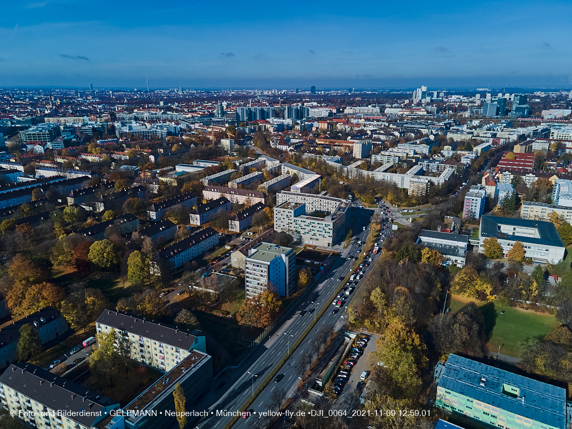 09.11.2021 - Baustelle Maikäfersiedlung in Ber am Laim und  Neuperlach