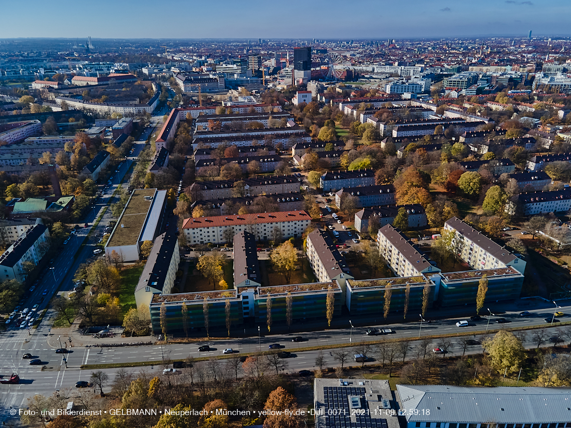 09.11.2021 - Baustelle Maikäfersiedlung in Ber am Laim und  Neuperlach