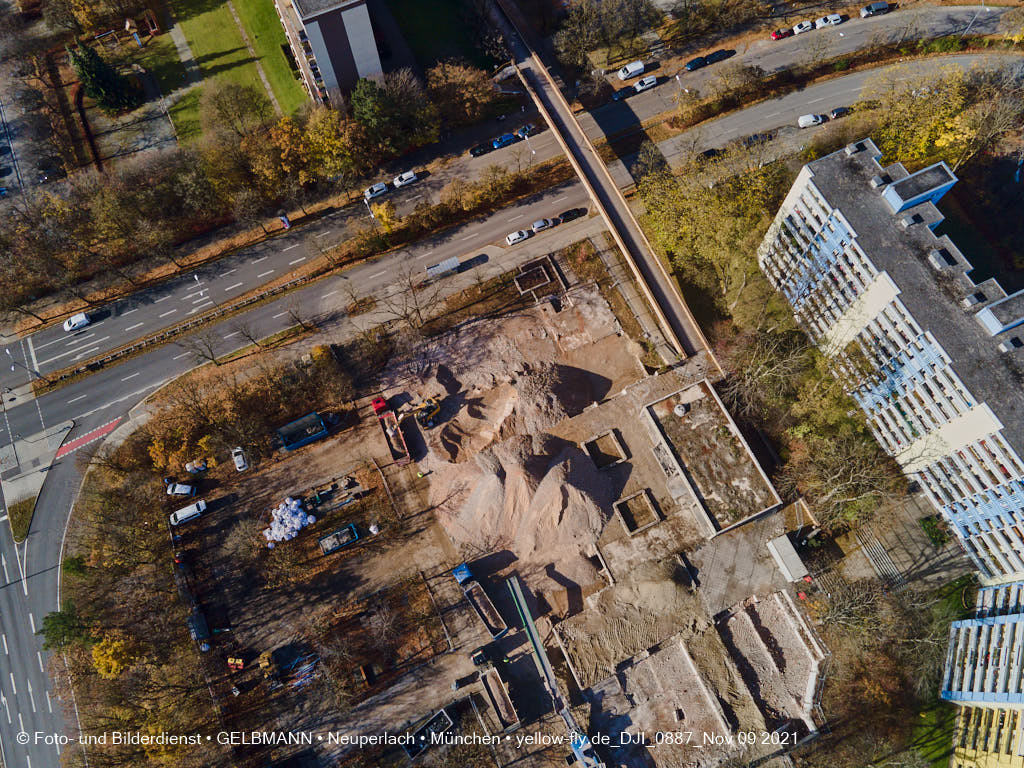 09.11.2021 - Baustelle Quiddezentrum in Neuperlach