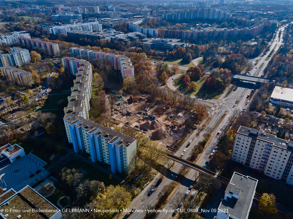 09.11.2021 - Baustelle Quiddezentrum in Neuperlach