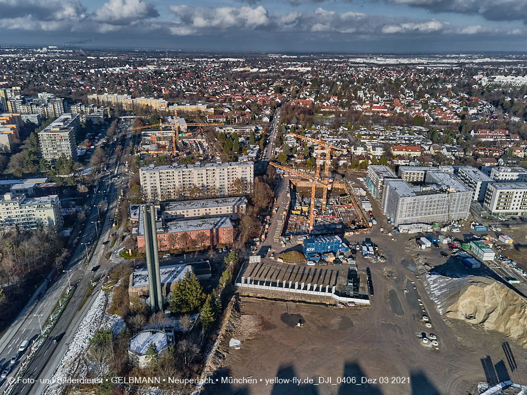 03.12.2021 -Baustelle Alexisquartier in Neuperlach