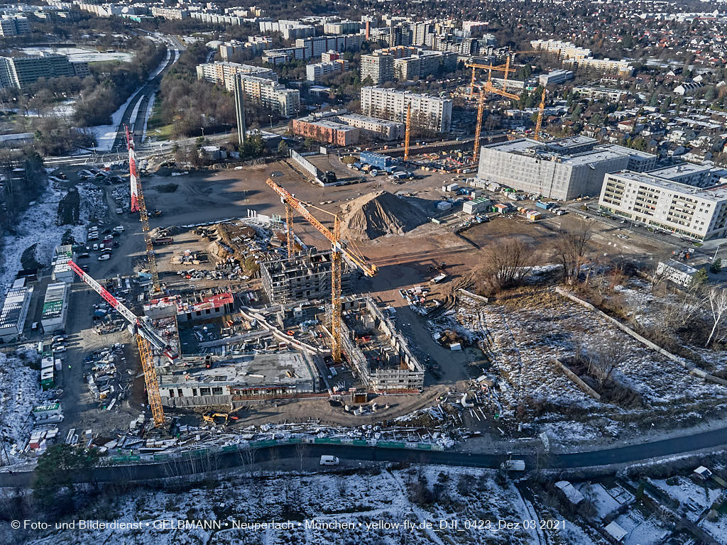 03.12.2021 -Baustelle Pandionverde in Neuperlach