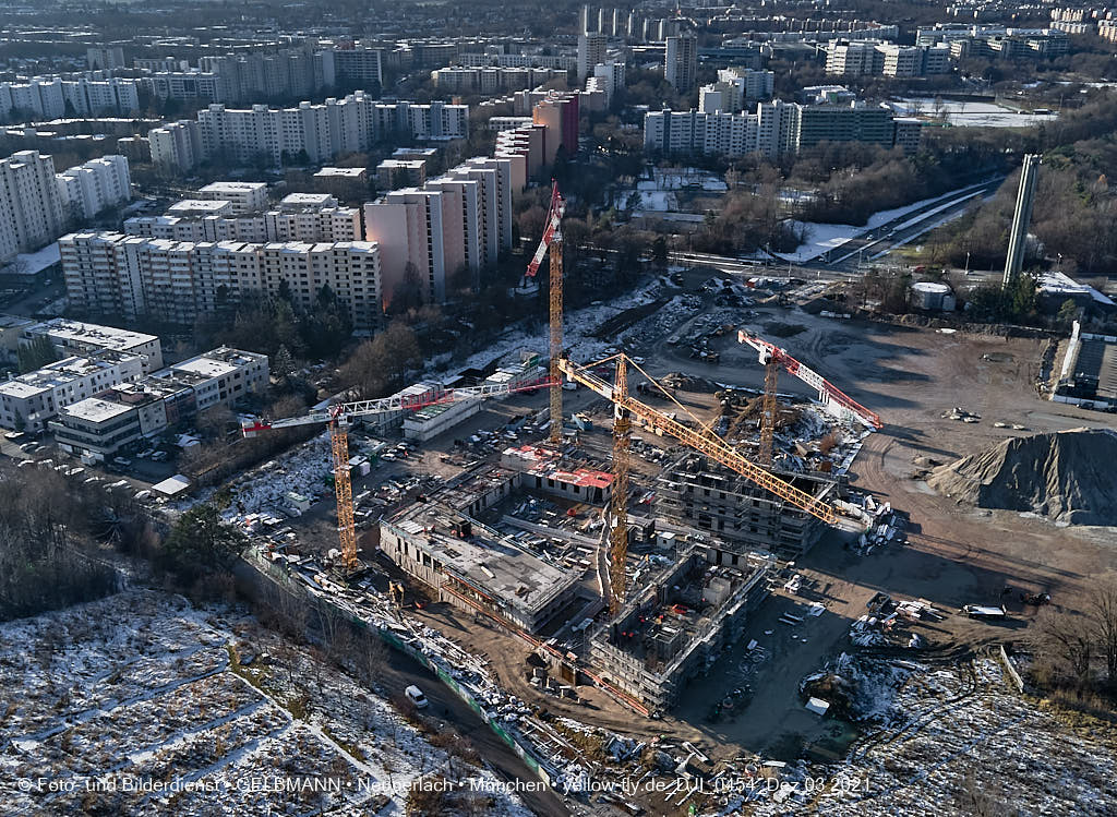 03.12.2021 -Baustelle Pandionverde in Neuperlach