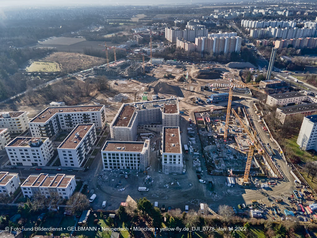14.01.2022 - Baustelle Alexisquartier nach der Weihnachtspause