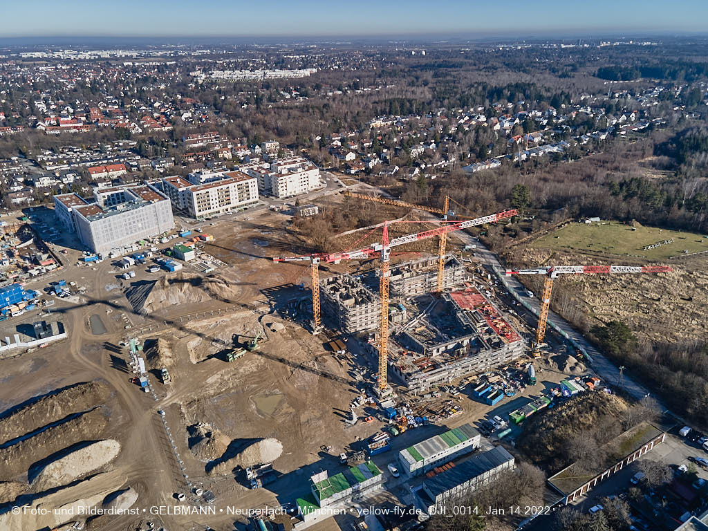 14.01.2022 - Baustelle Pandionverde nach der Weihnachtspause