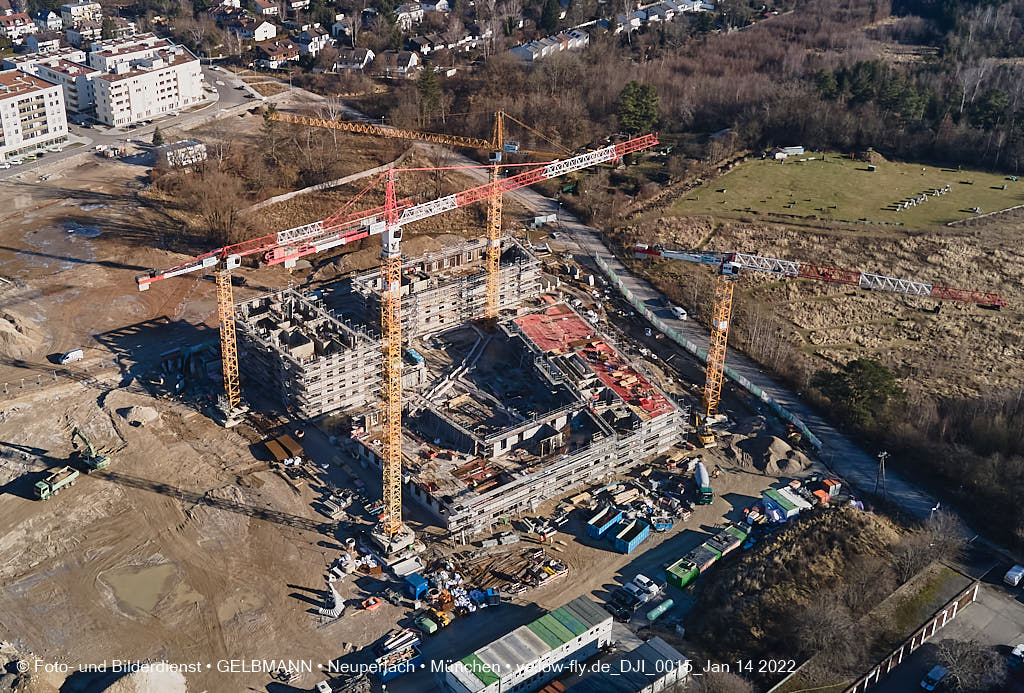 14.01.2022 - Baustelle Pandionverde nach der Weihnachtspause