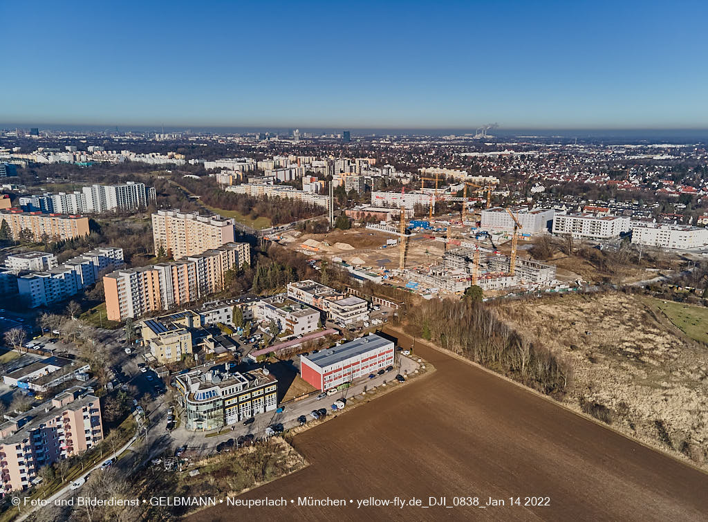 14.01.2022 - Baustelle Pandionverde nach der Weihnachtspause