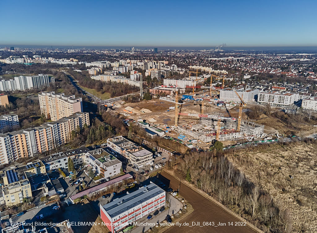14.01.2022 - Baustelle Pandionverde nach der Weihnachtspause