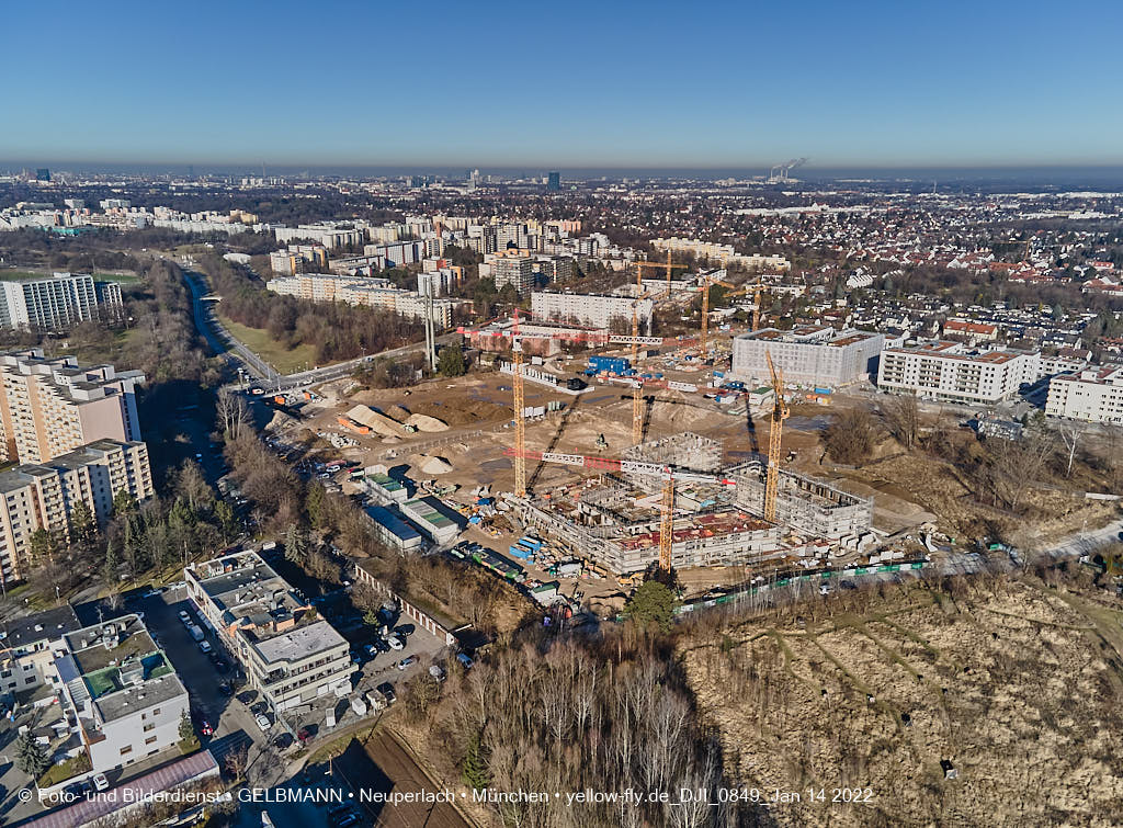 14.01.2022 - Baustelle Pandionverde nach der Weihnachtspause