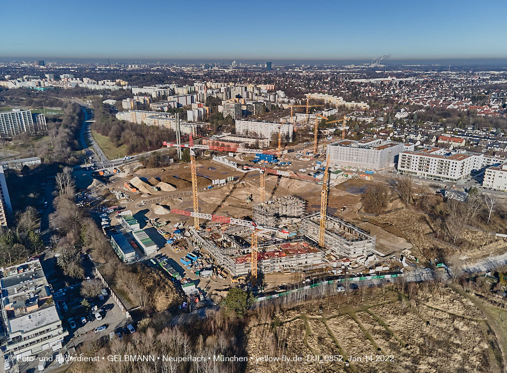 14.01.2022 - Baustelle Pandionverde nach der Weihnachtspause