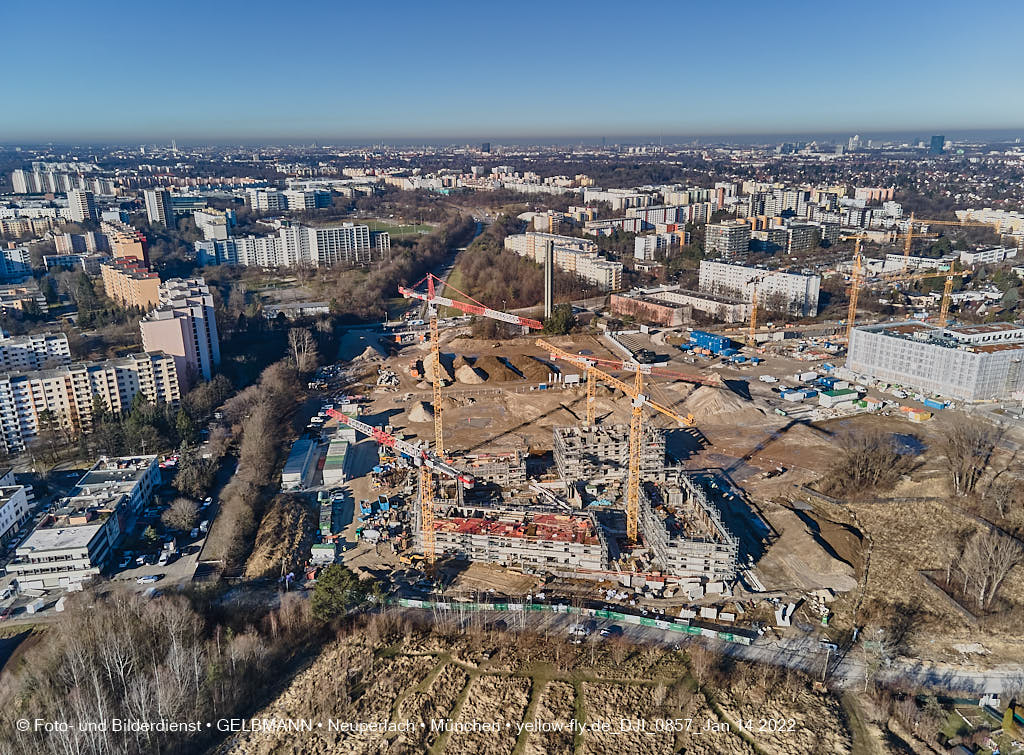 14.01.2022 - Baustelle Pandionverde nach der Weihnachtspause
