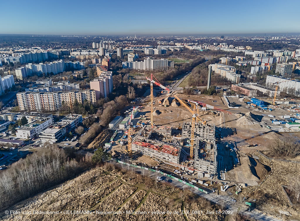 14.01.2022 - Baustelle Pandionverde nach der Weihnachtspause