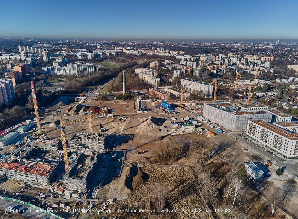 14.01.2022 - Baustelle Pandionverde nach der Weihnachtspause