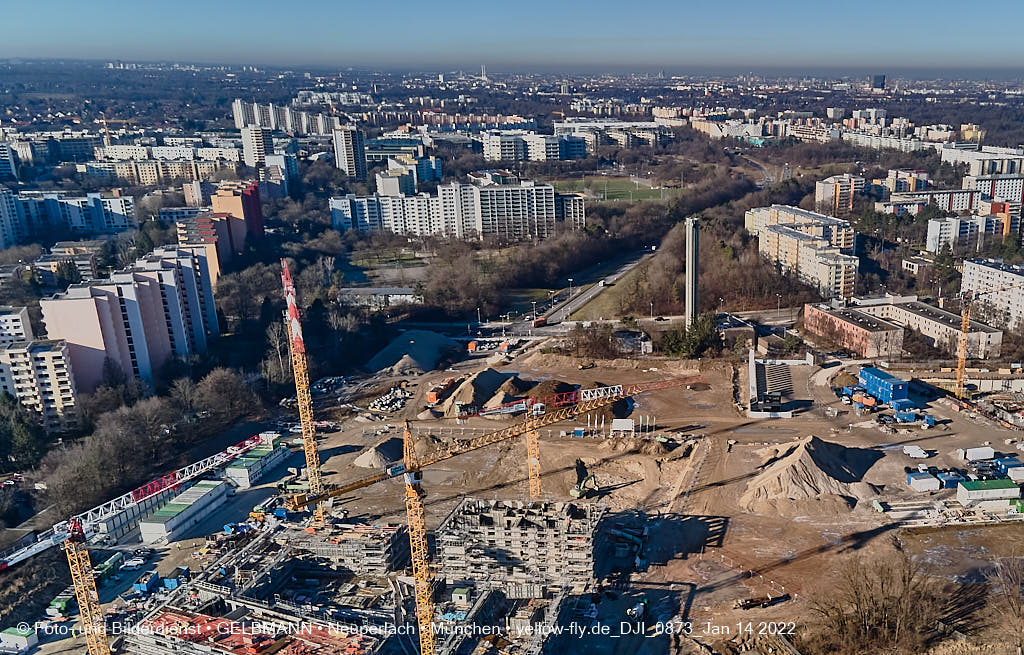 14.01.2022 - Baustelle Pandionverde nach der Weihnachtspause
