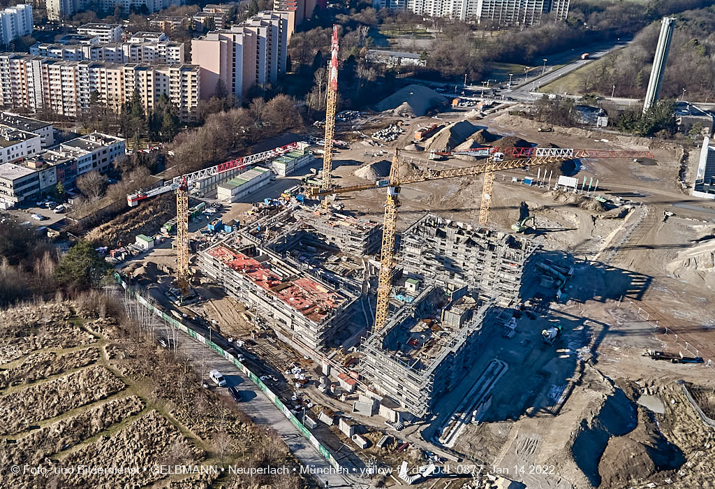 14.01.2022 - Baustelle Pandionverde nach der Weihnachtspause