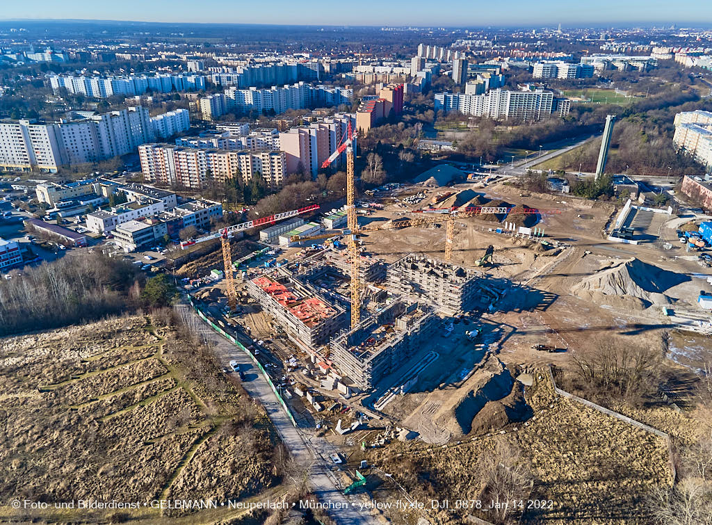 14.01.2022 - Baustelle Pandionverde nach der Weihnachtspause