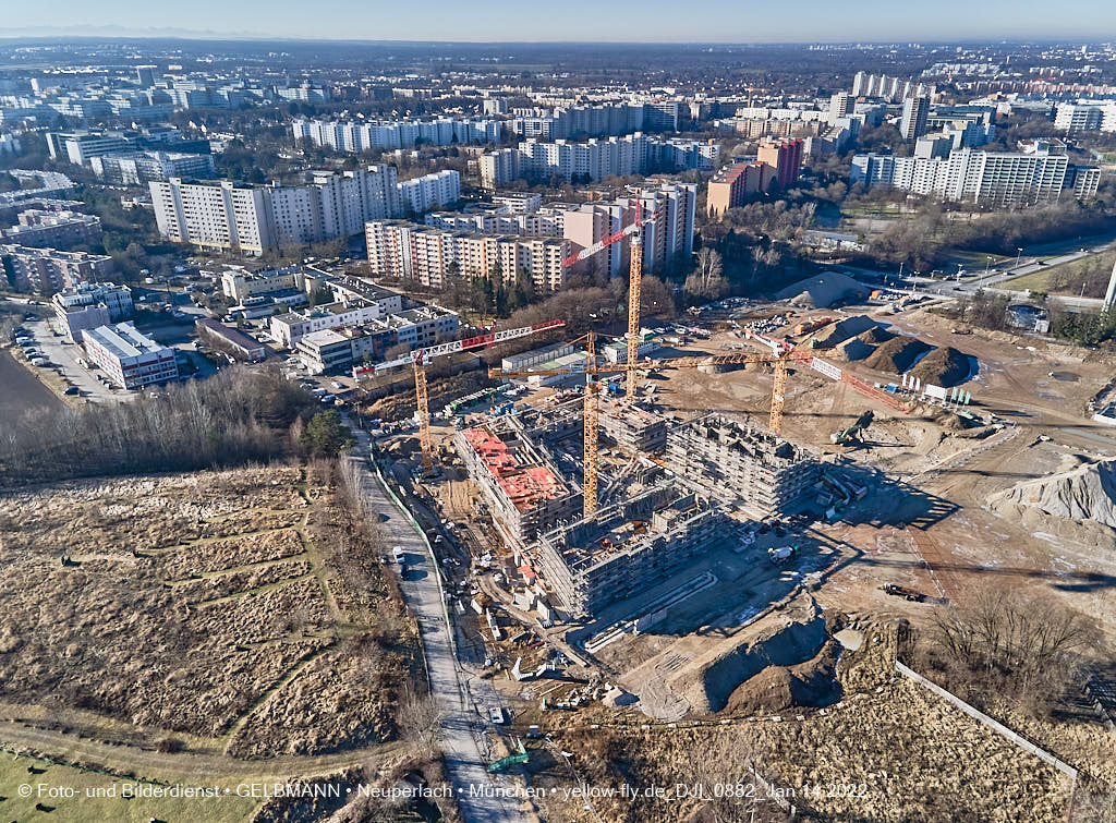 14.01.2022 - Baustelle Pandionverde nach der Weihnachtspause