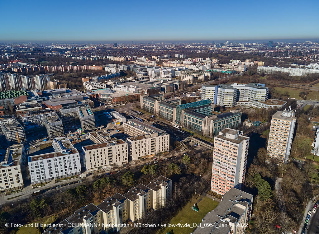 14.01.2022 - Baustelle Perlach Plaza in Neuperlach