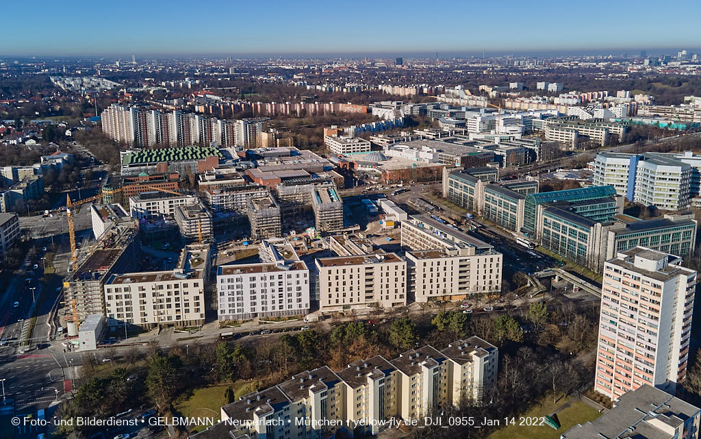 14.01.2022 - Baustelle Perlach Plaza in Neuperlach