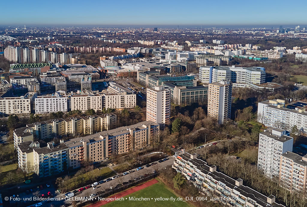 14.01.2022 - Baustelle Perlach Plaza in Neuperlach