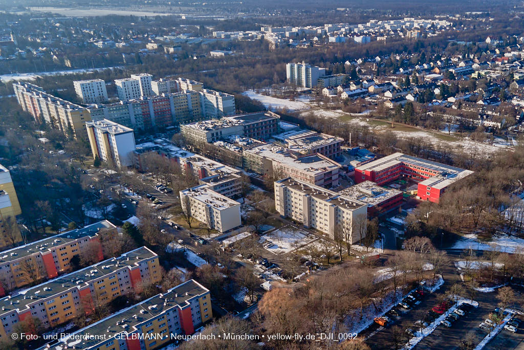 21.01.2022 - Baustelle Schule am Strehleranger in Neuperlach