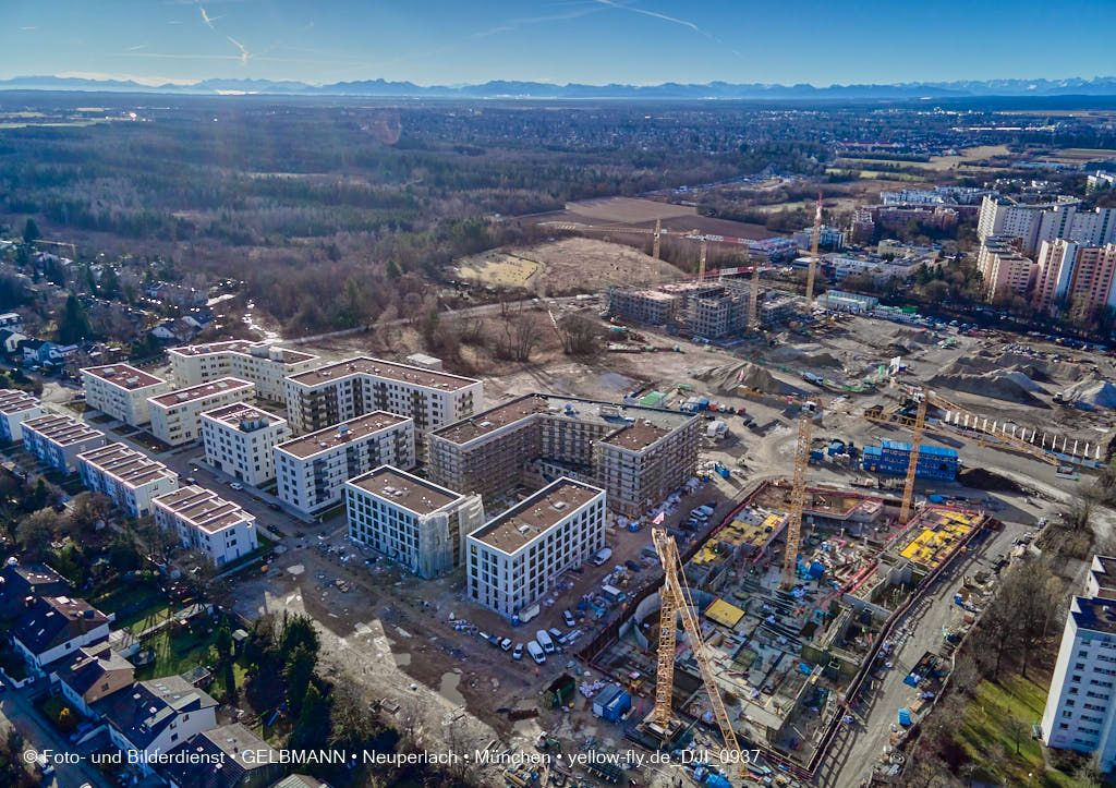 09.02.2022 - Baustelle Alexisquartier in Neuperlach