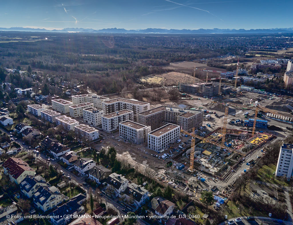 09.02.2022 - Baustelle Alexisquartier in Neuperlach