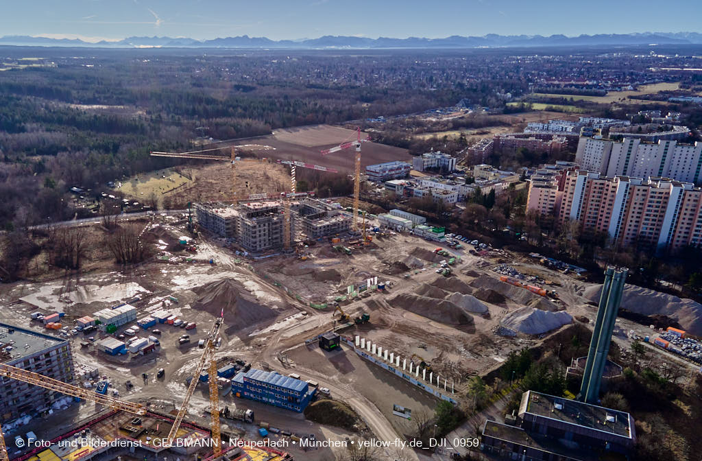09.02.2022 - Baustelle Alexisquartier in Neuperlach