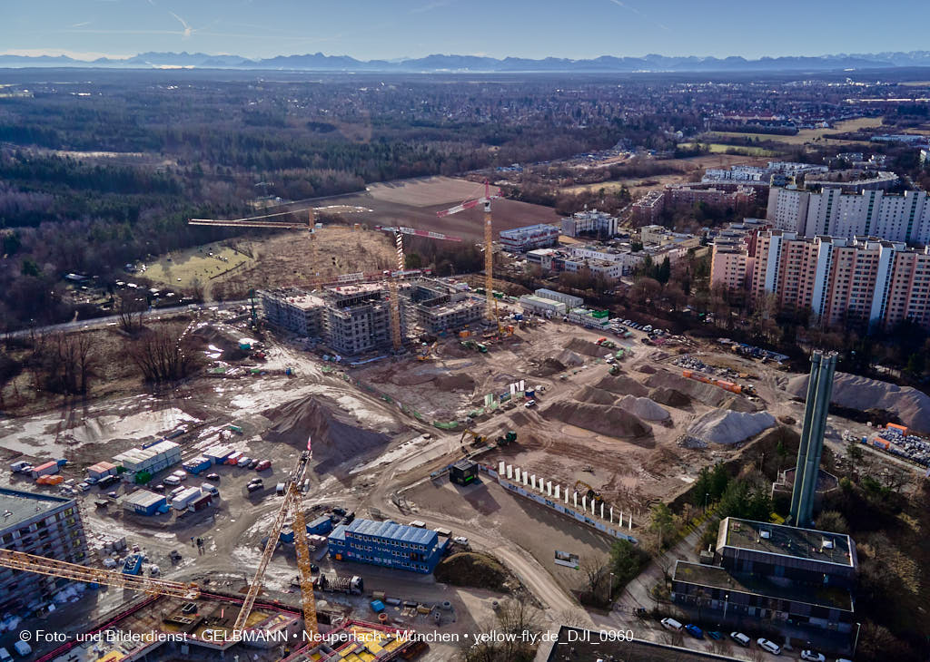 09.02.2022 - Baustelle Alexisquartier in Neuperlach