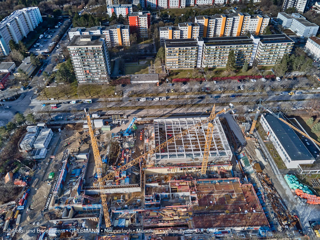 09.02.2022 - Baustelle Grundschule am Karl-Marx-Ring in Neuperlach
