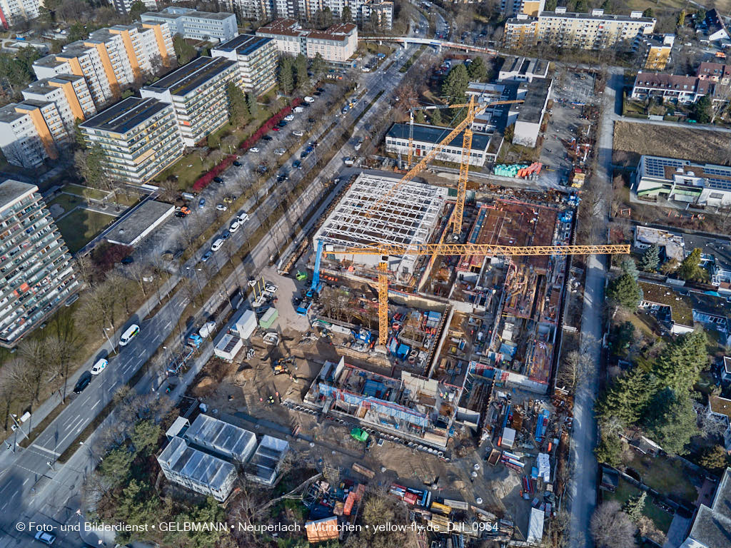 09.02.2022 - Baustelle Grundschule am Karl-Marx-Ring in Neuperlach