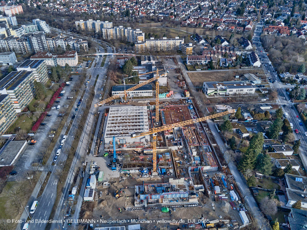 09.02.2022 - Baustelle Grundschule am Karl-Marx-Ring in Neuperlach