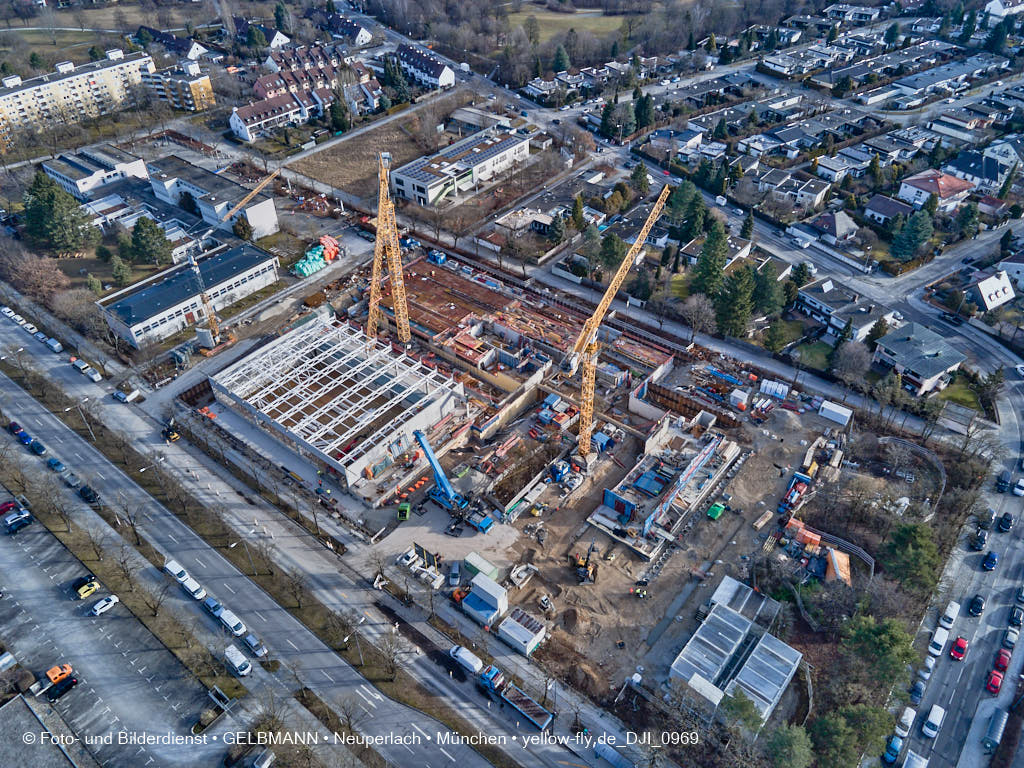 09.02.2022 - Baustelle Grundschule am Karl-Marx-Ring in Neuperlach
