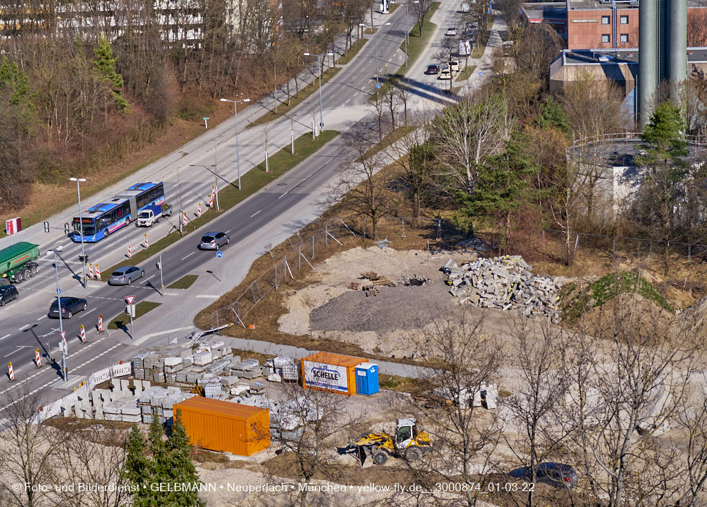 02.03.2022 - Neue Baugruben auf dem Piederstorfer Gelände
