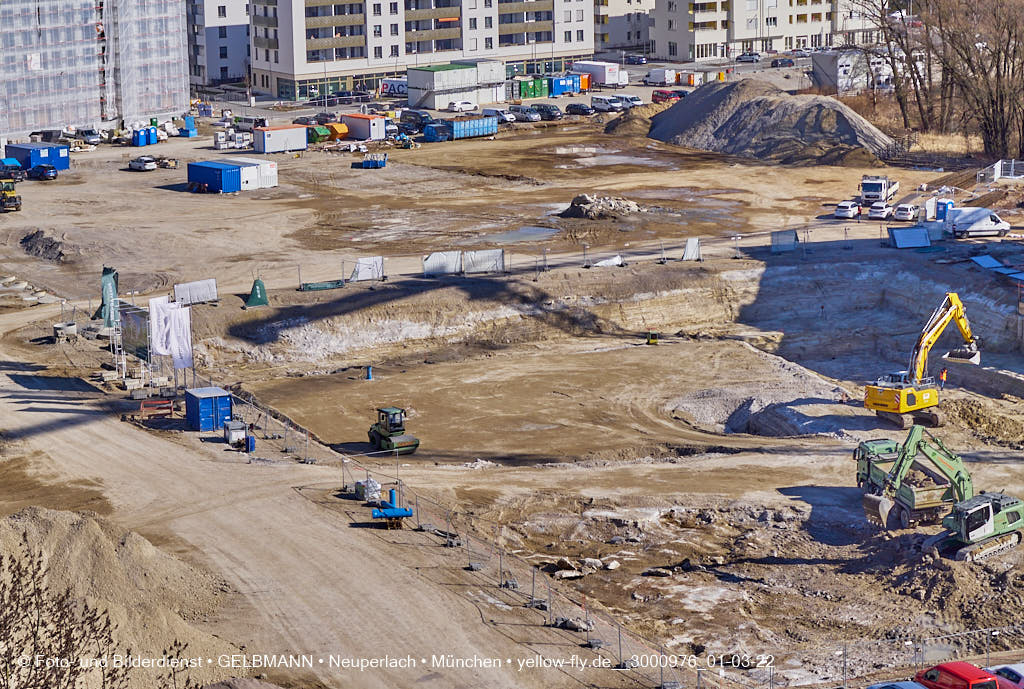 02.03.2022 - Neue Baugruben auf dem Piederstorfer Gelände