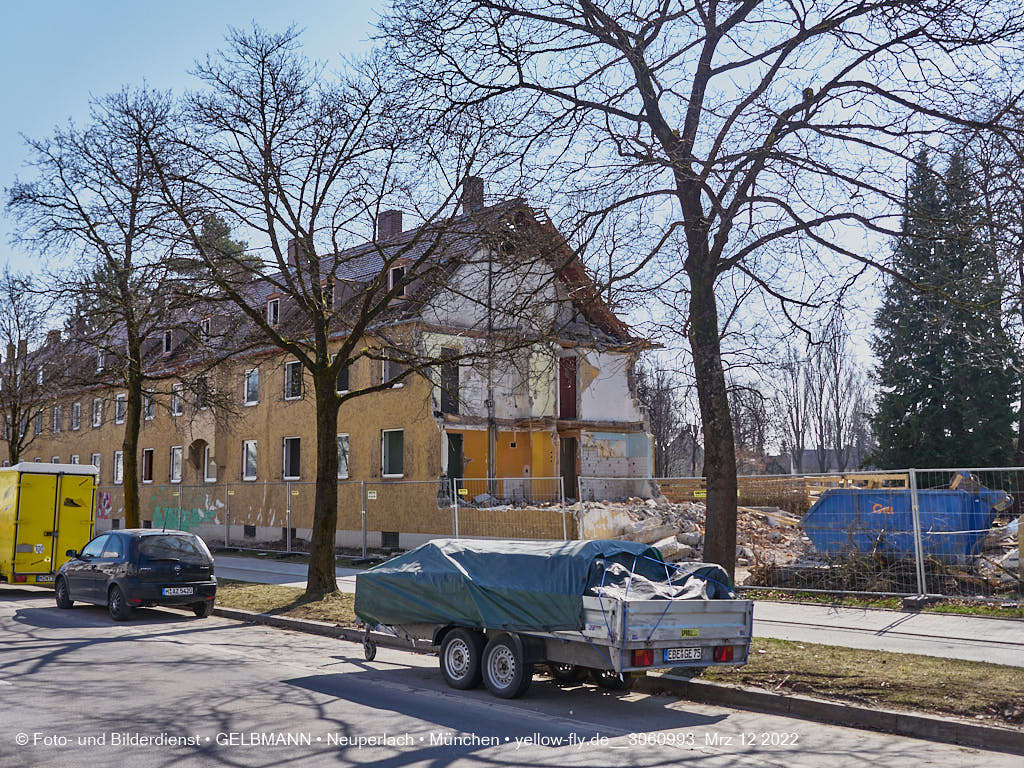 12.03.2022 - Abriss und Neubau der Maikäfersiedlung 