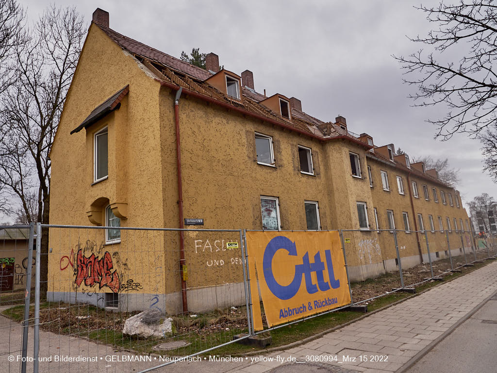 15.03.2022 - Abriss und Neubau der Maikäfersiedlung 