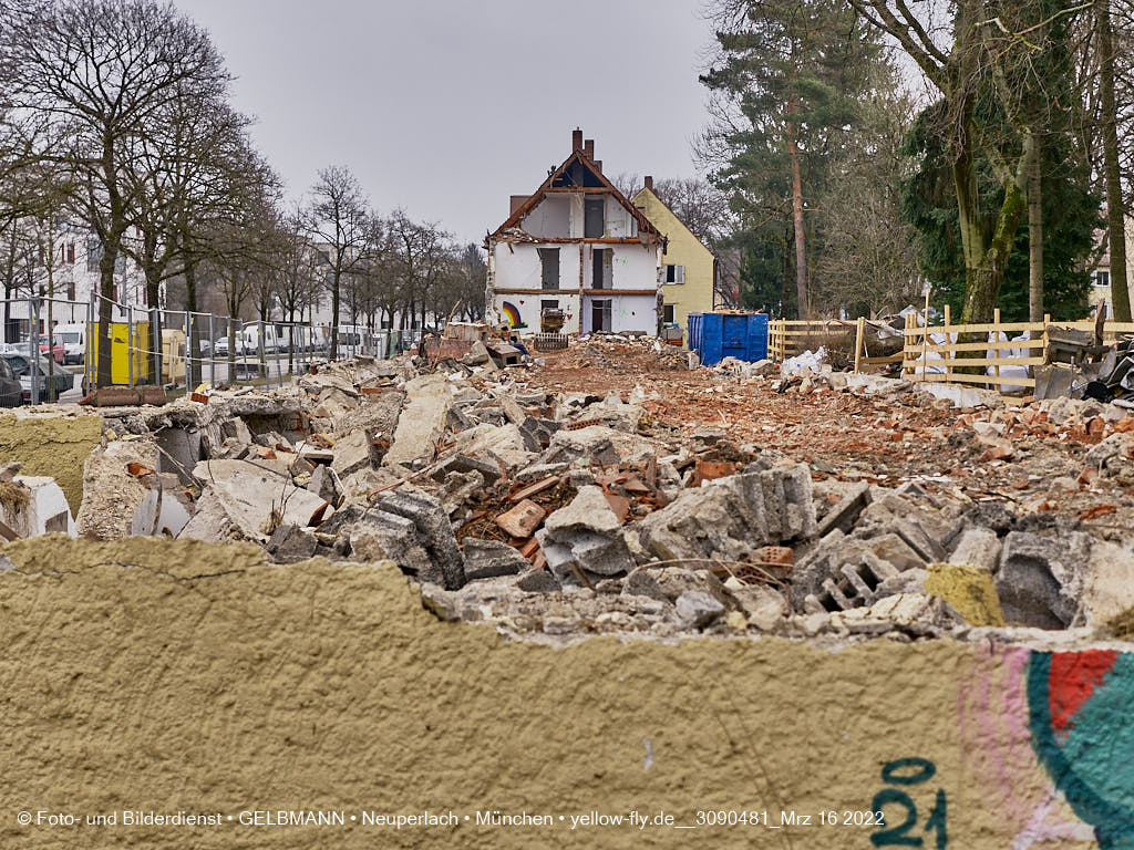 16.03.2022 - Abriss und Neubau der Maikäfersiedlung 