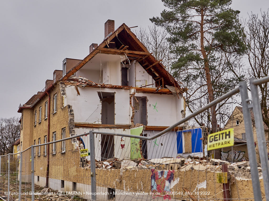 16.03.2022 - Abriss und Neubau der Maikäfersiedlung 